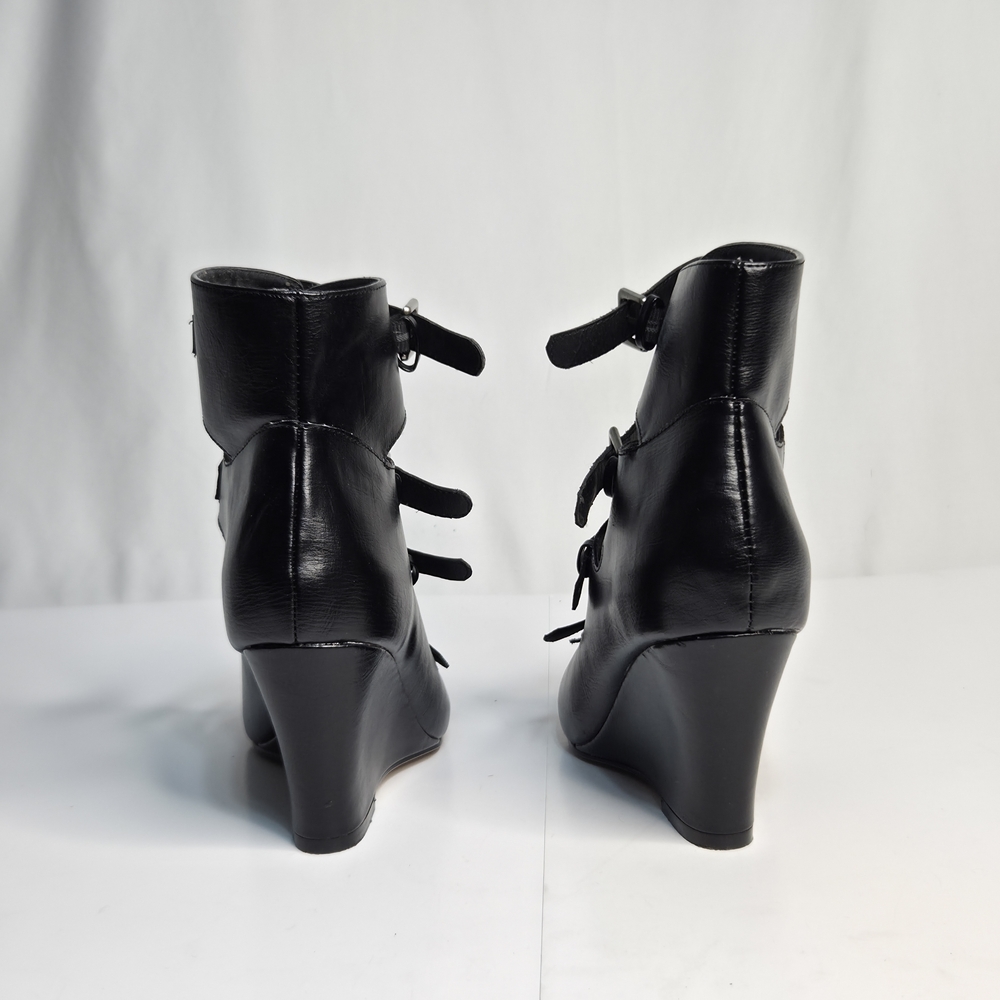 Madden Girl Gipsey Black Vegan Wedge 2010 - Picture 6 of 7